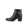 Botillon noir en cuir